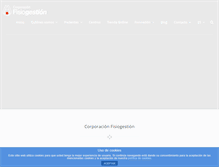 Tablet Screenshot of fisiogestion.com